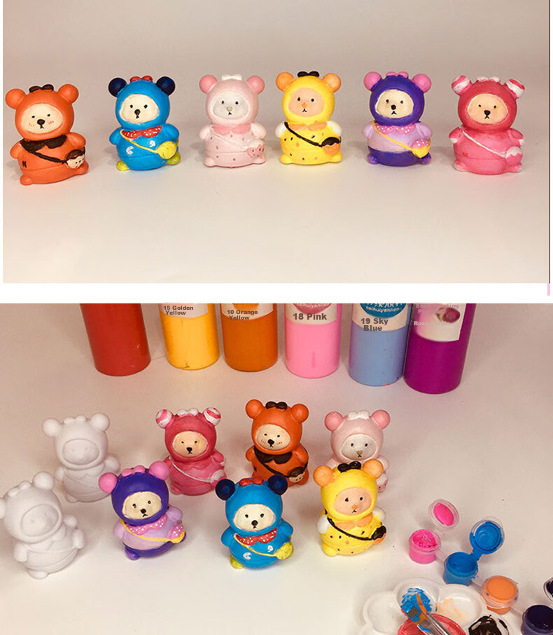 Diyu DIY Children's Hand Model, Plaster Self-Made Hand Mold, Cloning Powder Experimental Materials, Finger Souvenir Toy Set 5