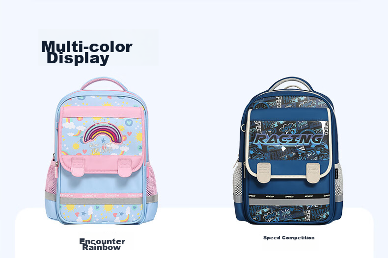 DR·KONG Spine-Protecting Lightweight Backpack for Girls, Elementary School Students Grades 1-3, Children's Gift, Large Capacity Ultra-Light Backpack 19