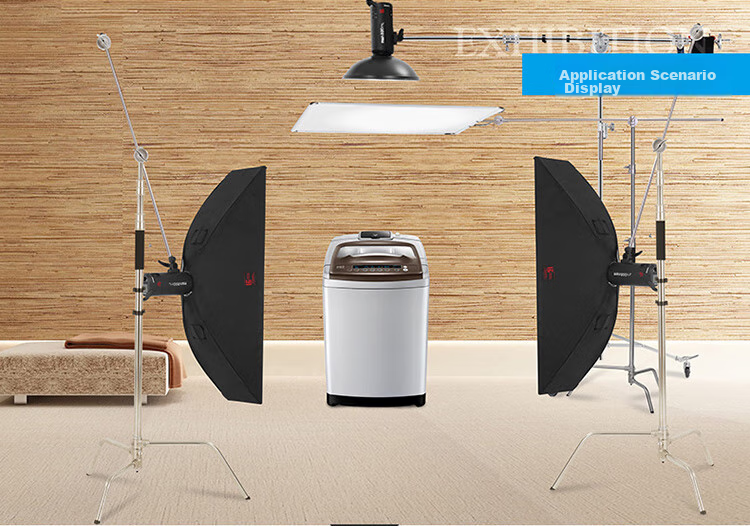 JINBEI CK-2 Detachable Tripod Crossbar, Arm, Light Stand, Ceiling Light Bracket, Magic Leg Studio Photography Light Stand CK-2 Magic Leg Light Stand 9