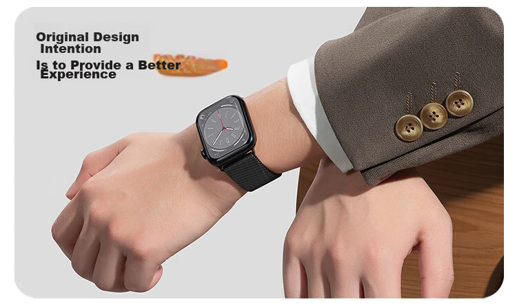 Iboann Magnetic Watch Band Compatible with Huawei Fit5, Milanese Loop for Huawei Watch Fit4/5Pro, Metal Integrated Accessory for Smartwatch FIT3 6