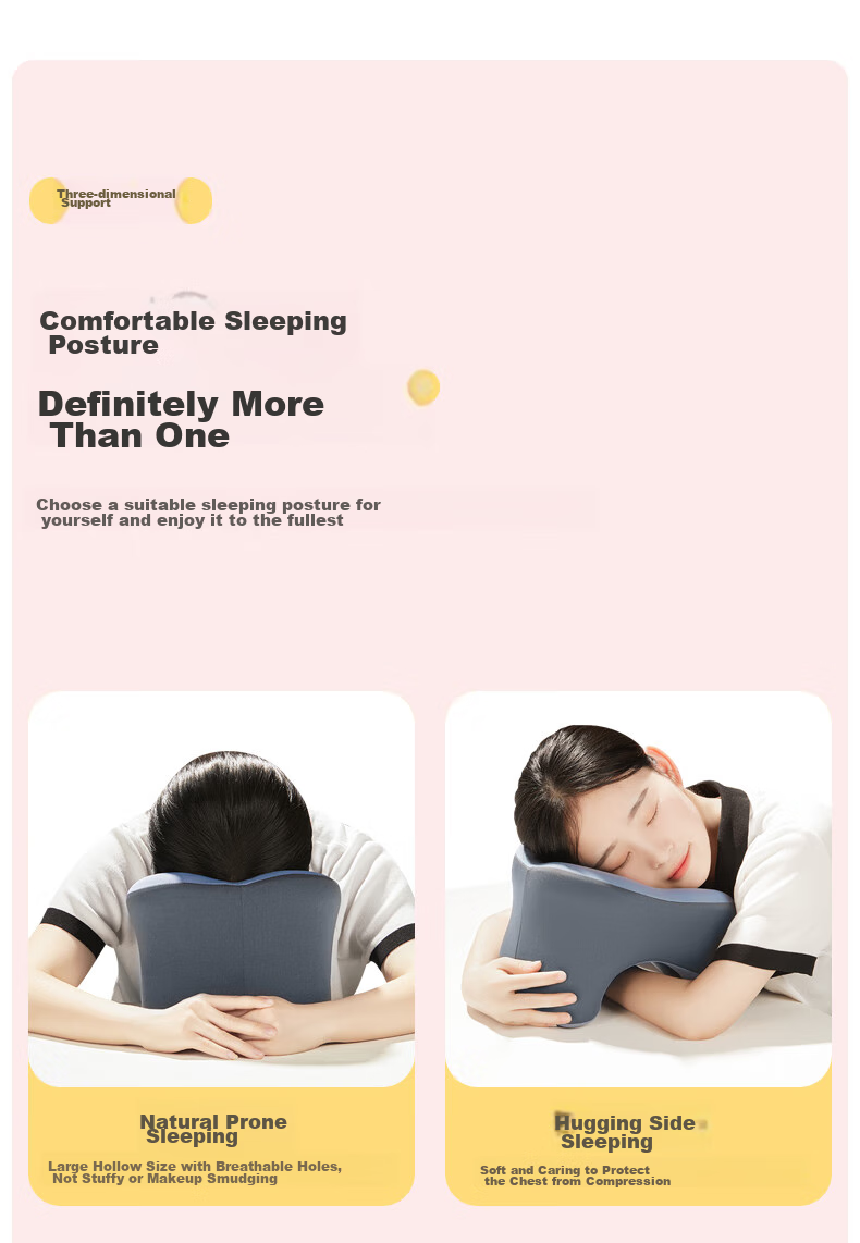 Mixiaoshu Nap Pillow, U-Shaped Pillow, Face-Down Pillow, Office Cushion, Student Nap Support, Neck Pillow, Backrest, Nap Pillow 14