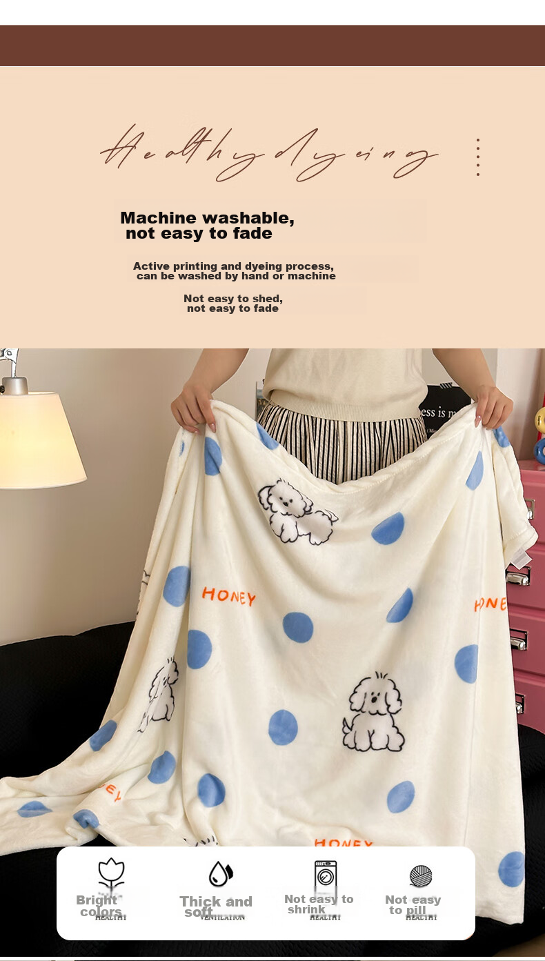 Fanyejia Blanket, Nap Cover, Office Air Conditioning Nap, Children's Student Small Blanket, Quilt, Sofa Throw, Mid-Autumn Festival Gift 12