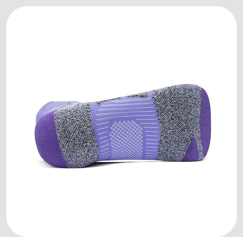 TFO DuPont Coolmax Outdoor Socks, Breathable Sweat-Wicking Quick-Dry Sports Running Socks 2202482, Women's Purple 7
