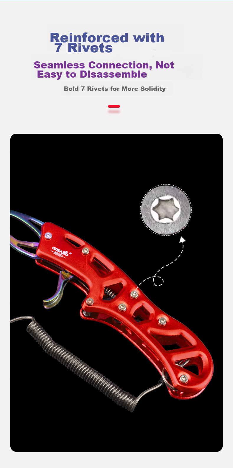 Grased (Grsaed) Fishing Eagle Model Fish Controller Aluminum Alloy Fish Controller Lure Pliers Fish Grabber Lure Pliers 8