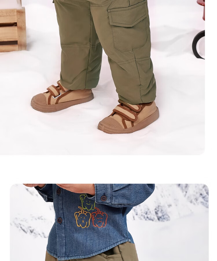 Ciciibear Boys' down Pants, Winter Outerwear, Baby Winter Clothing, Girls' Long Pants, Boys' Cotton Trousers, Baby Warm Pants 18