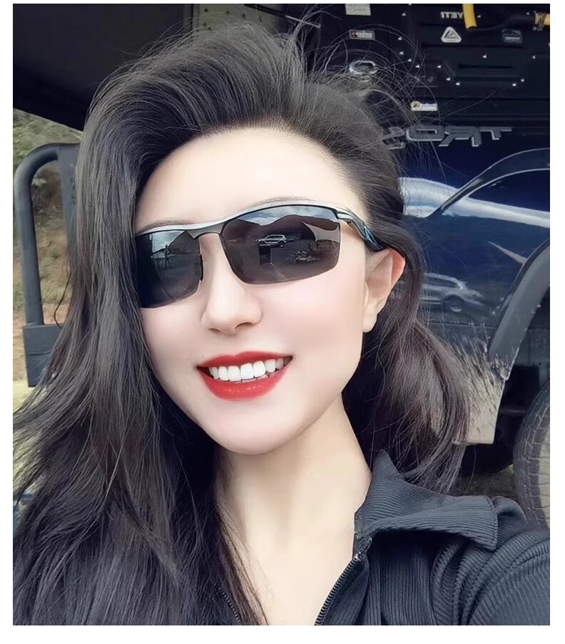 Angelamiao Men's Outdoor Sports Sunglasses, High-End Driving Polarized Glasses, Cycling High-Definition Sunglasses, Father's Day Gift 7