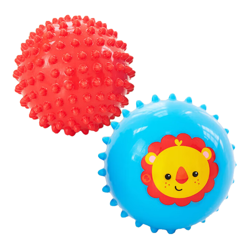 Fisher-Price Children's Toy Ball, Baby Massage Ball Training Ball, Infant Patting Ball, Small Rubber Ball, Birthday Gift Present