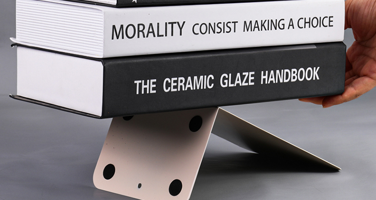 DiLe 2-Piece Minimalist Metal Bookends, Detachable Desktop Organizer for Students, Creative Ins-Style Shelf Divider 13