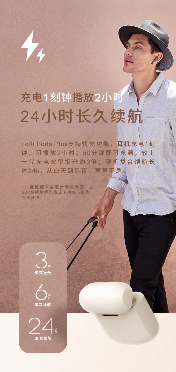 Edifier EDIFIER LolliPods Plus true wireless bluetooth headset semi-in-phone universal Apple Android mobile phone loli pods Valentine's Day gift cloud white Edifier EDIFIER LolliPods Plus true wireless bluetooth headset semi-in-phone universal Apple Android mobile phone loli pods Valentine's Day gift cloud white