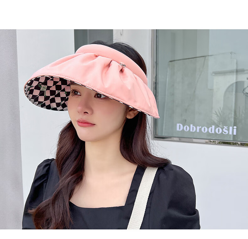 XUEXIMAN Sun Hat for Women, Visor Cap for Travel, Face-Covering Versatile Sunhat, Beach Shell UV Protection Hat for Wome 25