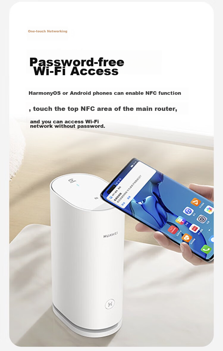 HUAWEI Lingxiao Parent-Child Router Q6 (1 Parent 4 Children Set), AX3000Mbps Gigabit Router, Whole-House WiFi 6+, Powerline Version, Wireless Wall-Penetrating King, Powerline Modem 17