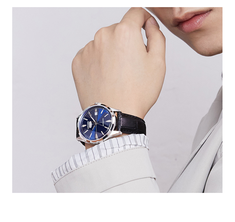 CITIZEN Watch for Men, Japanese And Korean Style, ME Color Series Automatic Mechanical Leather Strap, Student Gift for Boyfriend, NJ0173-18X 5