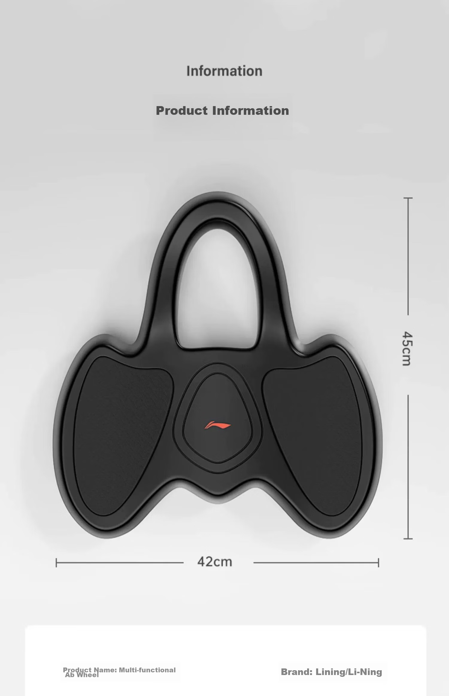 Li-Ning Elbow Support Ab Wheel Plank Training Device Roller for Men's Home Exercise Fitness Abdominal Muscle Workout Equipment 16