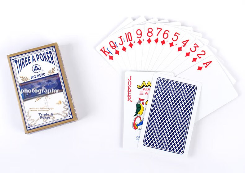 AAA Guandan Poker Cards, AAA Guandan Game Playing Cards, German Imported Textured Paper, 3A Entertainment Cards 8530 Red Ten Decks 10