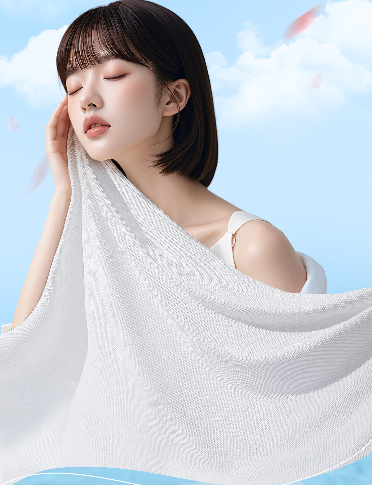 Ankexin Disposable Bath Towels, 5 Individually Wrapped, Extra Large And Thick, 70x140cm, Soft Cotton Towel with Pearl Pattern, Travel-Friendly And Portable 8