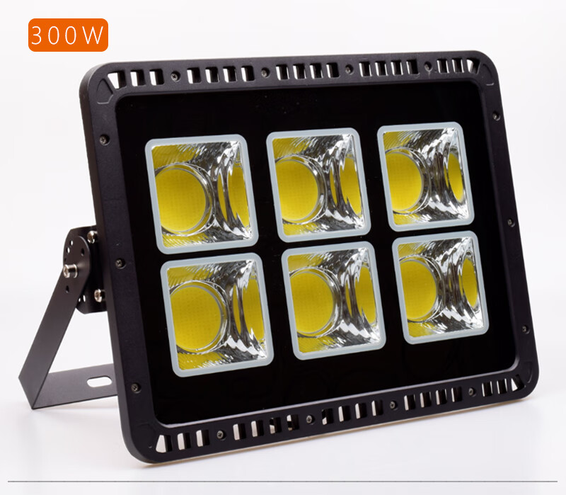 Qianzhiyi LED Floodlight High Power 400W Outdoor Waterproof COB Spotlight for Factory Square Construction Site Warehouse Basketball Court High Brightness Lighting 12
