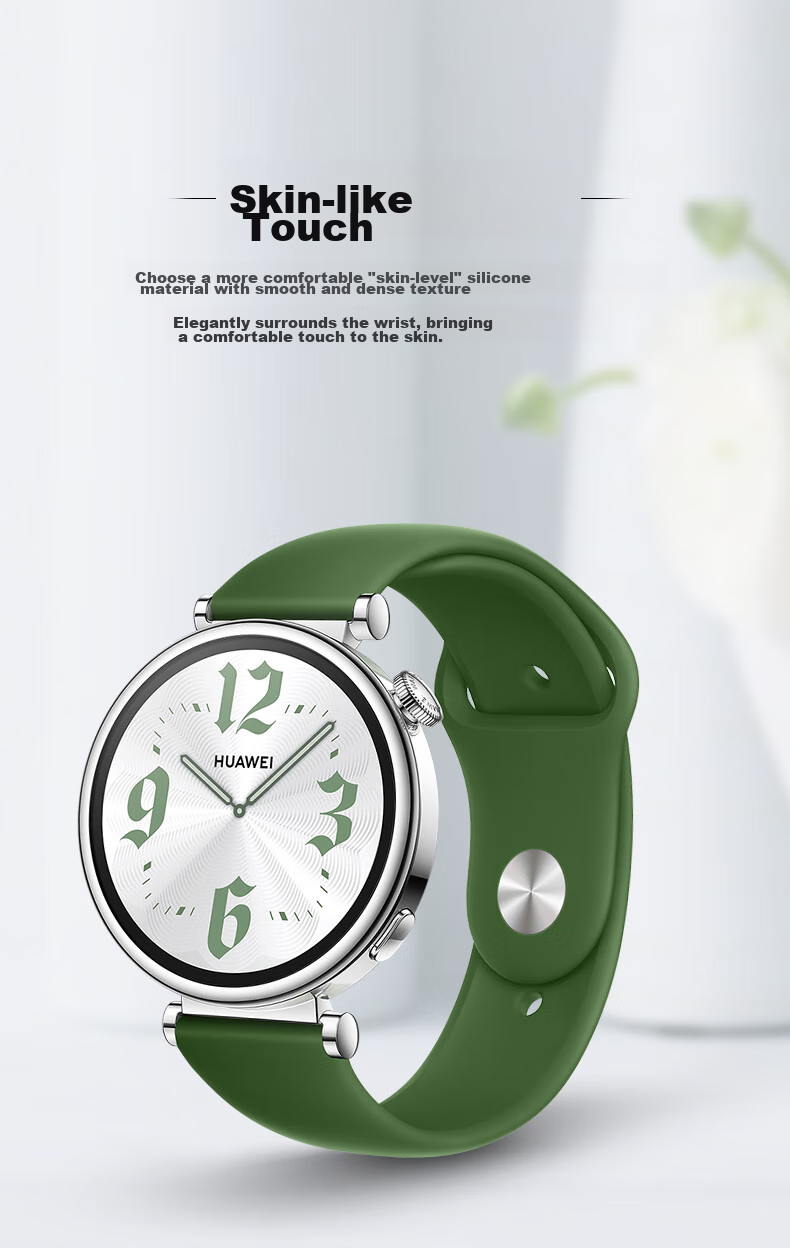 Weiqiantu Compatible with Huawei GT7/GT6/GT5/Pro Watch Bands, Watch6/Pro/watch5/watch4pro Watch Straps, Sports Silicone GT4/GT3/buds2 for Men And Wome 4