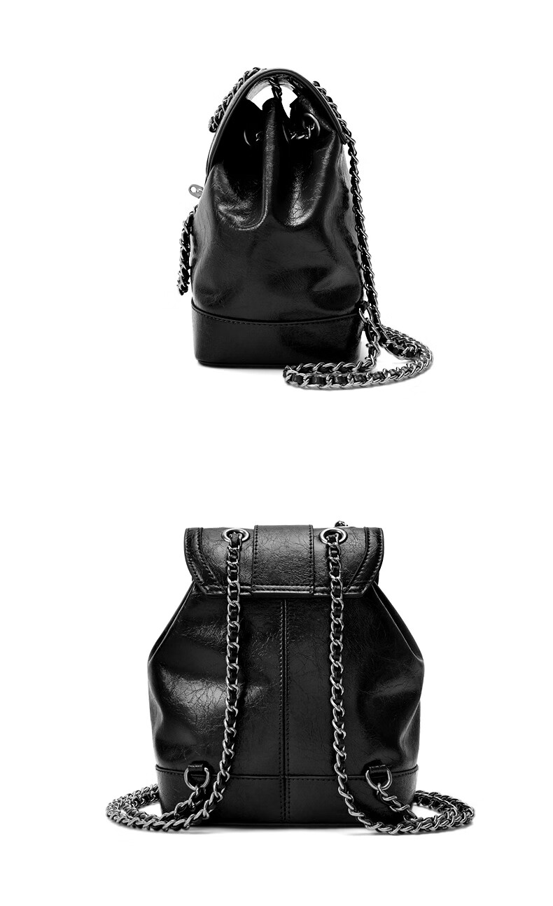 CASSILE Women's Backpack with Chain, Large Capacity Handheld Luxury Backpack, 520 Gift, New Semester Back to School 20