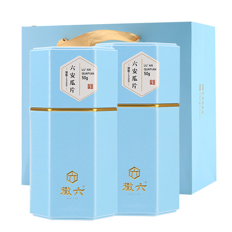 徽六2026新茶预定 绿茶六安瓜片茶叶100g 潜香1500特一级雨前头采清香