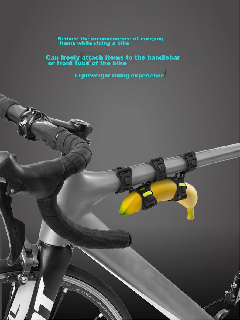 Bone Cycling Portable Storage Fruit Water Bottle Strap, Outdoor Off-Road Camping Bluetooth Speaker Binding Rope 2