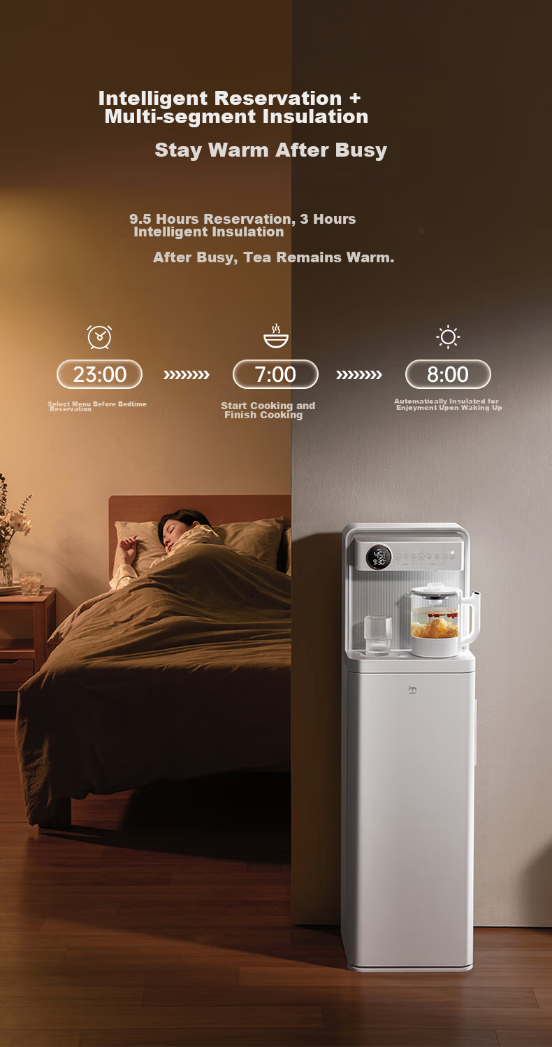 JMEY Instant Hot Water Dispenser, High-End Smart Tea Bar Machine for Home Use, Direct Drinking Machine, Bottom-Loading Water Tank, Electric Kettle, All-In Machine for Living Room And Office, C5PLUS 17