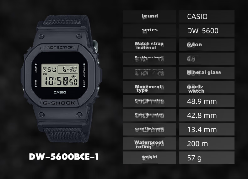 Casio Men's G-SHOCK Sports Watch, Electronic Smart Watch for Students, Japanese And Korean Style, Gift for Boyfriend, GA-700BCE 18