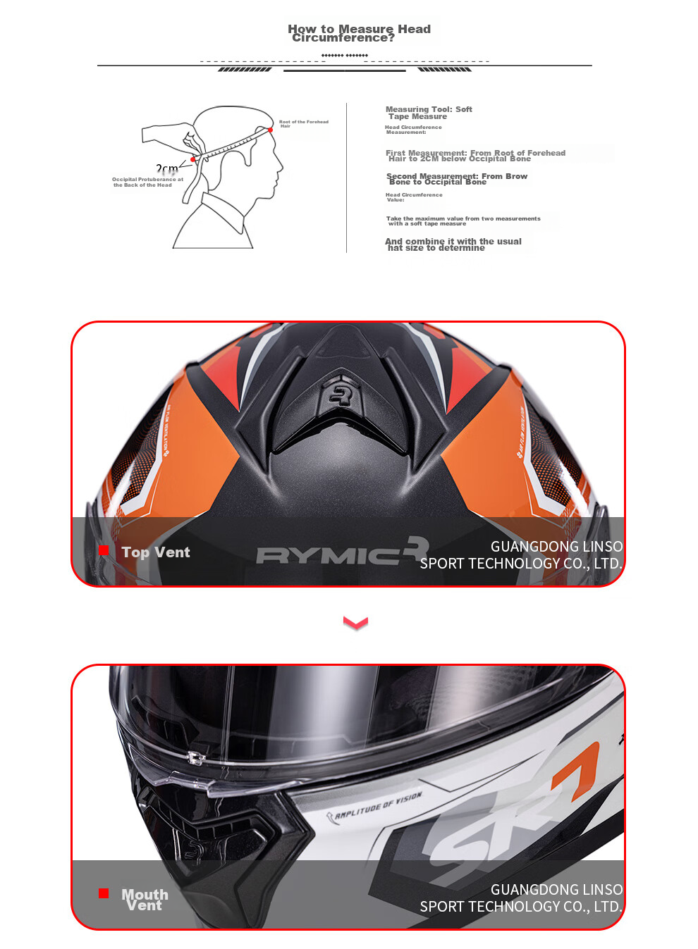 RYMIC Motorcycle Helmet, Full-Face, 3C Certified, Professional Motorbike Riding Helmet, Racing Helmet, All-Season, for Men And Women, 977 Blue-Gray Flying Blade, Size L 15