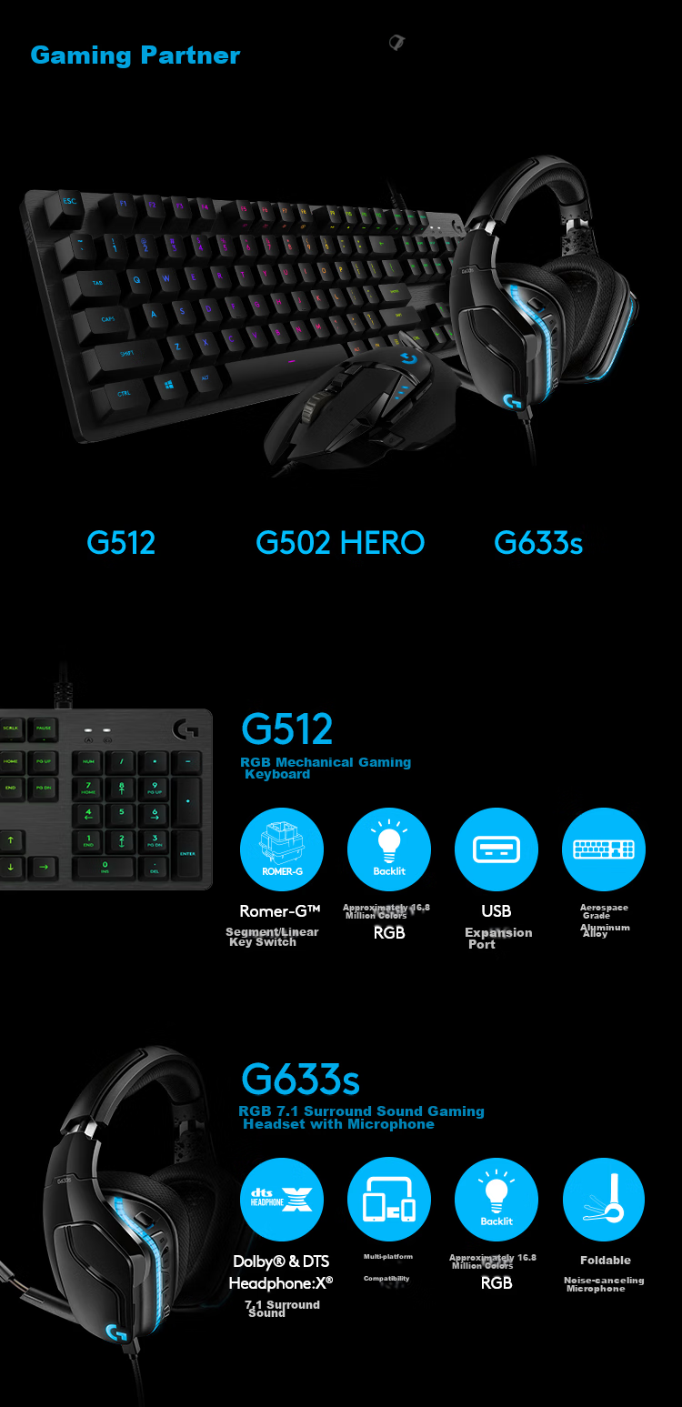 G G502 HERO Wired Gaming Mouse, HERO Engine, RGB Lighting Effects, Ergonomic Mechanical Weighting, Esports Mouse, Essential for Dva Triangulum 12