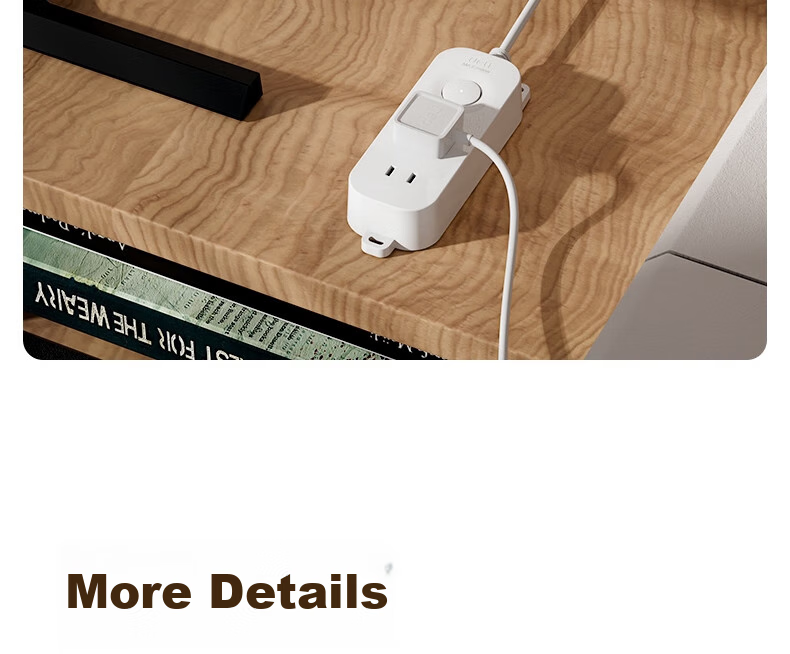 Deli New National Standard 3C Certified Power Strip, Extension Cord with Master Switch, 1+1 Outlets, 1.8 Meters, LU9050(1.8) 23