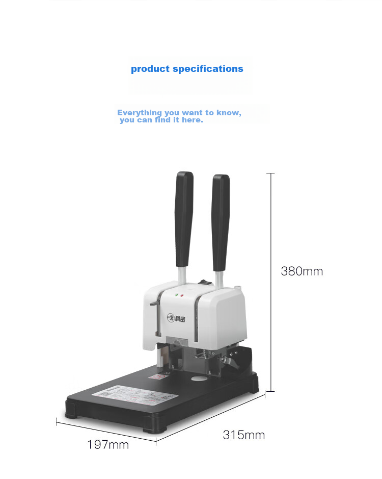 Kemi (Comet) Financial Document Binding Machine Original Drill Cutter, Hole Puncher, Hollow Cutter Head, Φ5.2*40mm, 1 Piece 5
