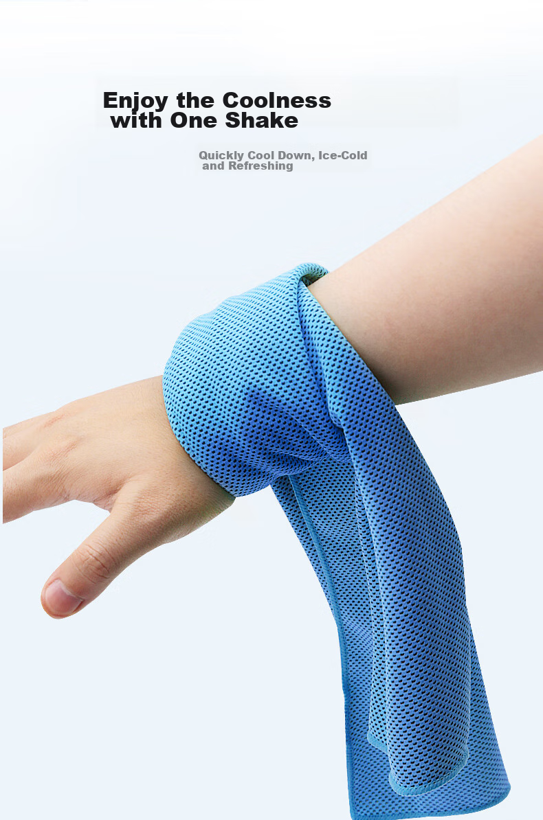 KELME Cooling Sports Towel, Sweat-Absorbing Quick-Drying Fitness Badminton Running Swimming Face Towel, Cooling And Temperature-Reducing Sweat-Wiping Towel for Men And Wome 6