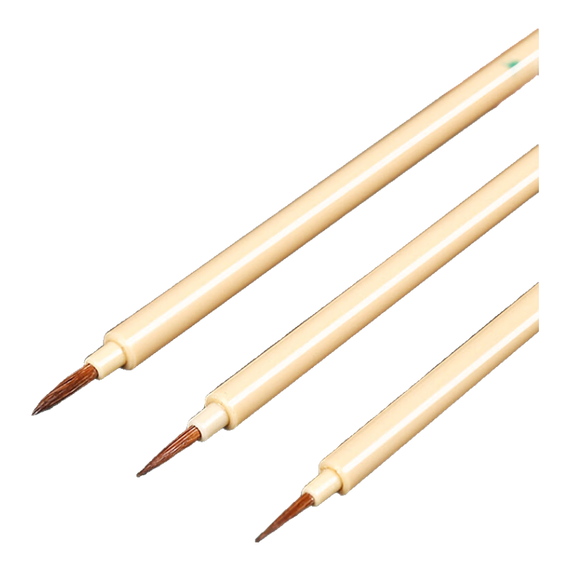 Mont Marte Wolf Hair Outline Pen, Leaf Tendon Pen, Clothing Pattern Pen, Calligraphy Brush for Chinese Painting, Line Drawing Pen, Fine Brush for Gouache Painting, Small Brush for Outline Drawing, Fine Watercolor Brush, XQ-MB Art Sketching