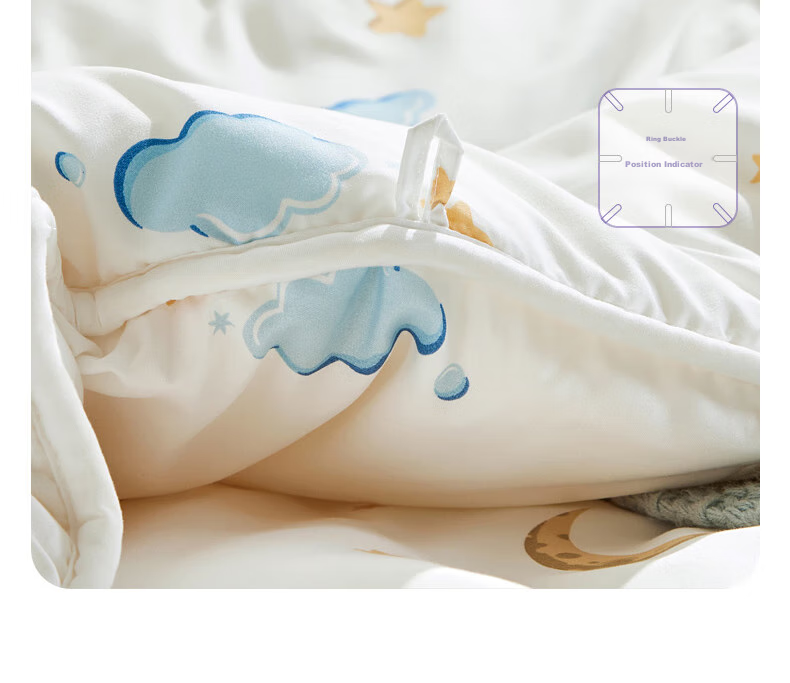 Luolaikids Quilt, Infant Class A Antibacterial Soybean Warm Winter Comforter, Kindergarten Blanket 150*215 19