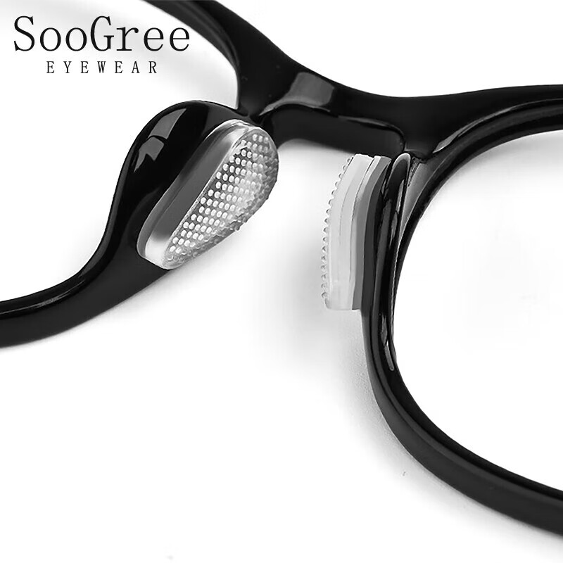 Силиконовые накладки на нос SooGree для очков от близорукости и солнцезащитных очков, противоскользящие, увеличивающие высоту, фиксирующие, против следов