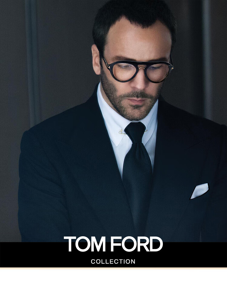 tom ford 汤姆福特眼镜太阳镜男女款黑色镜框灰色镜片tf542k 01a 53mm