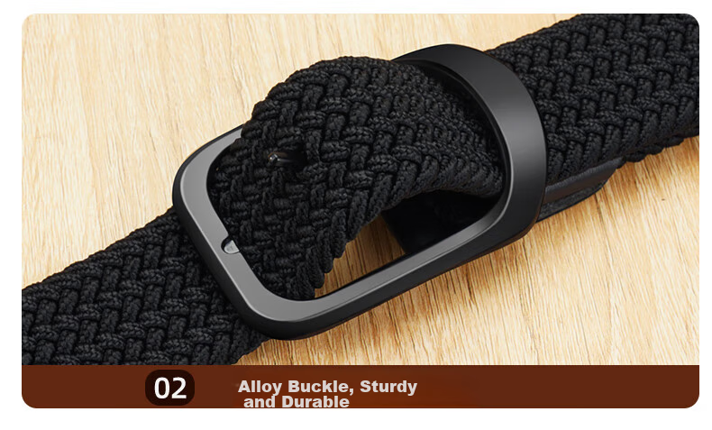 Huili Canvas Belt for Men And Women, No-Drill Tactical Elastic Woven Belt, Versatile Loose-Fit Trouser Belt 14