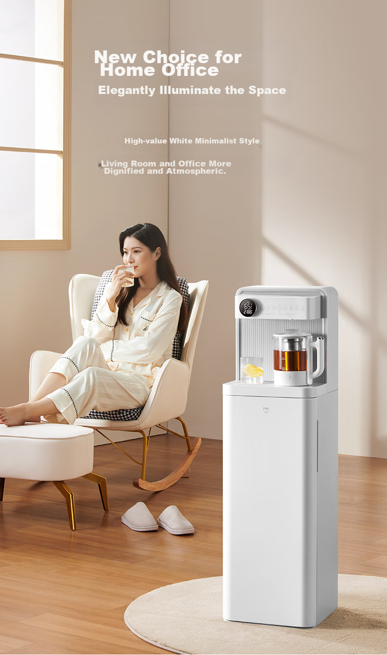 JMEY Instant Hot Water Dispenser, High-End Smart Tea Bar Machine for Home Use, Direct Drinking Machine, Bottom-Loading Water Tank, Electric Kettle, All-In Machine for Living Room And Office, C5PLUS 22