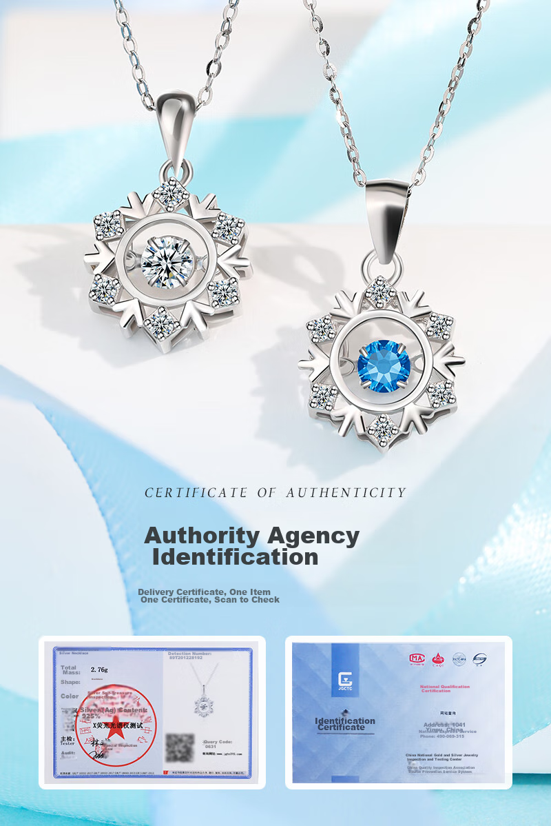 MANHE S999 Sterling Silver Necklace for Women, 2026 New Light Luxury High-End Style, Birthday Gift for Wife Or Girlfriend 7