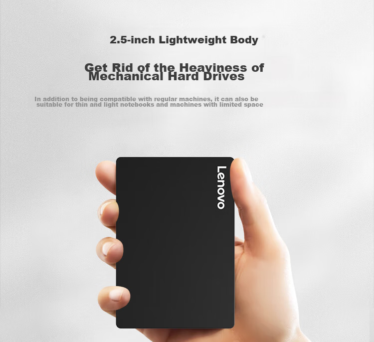 Lenovo 4TB SSD Solid State Drive, SATA 3.0, SL700 Lightning Shark Series, Compatible with Desktop/laptop 4