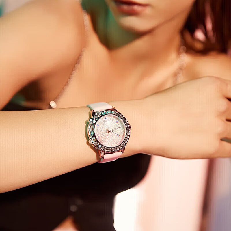 Galtiscopio Luxury European Starry Sky Diamond Crystal Women's Watch Wristwatch Gift for Girlfriend