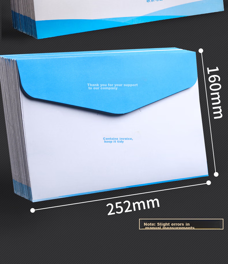 Licao Cash Envelope Kraft Paper Storage Bag Money Cash Organizer Bag 10-Pack Thickened Blank Money Pouch for Bonuses Year-End Awards Salary 1