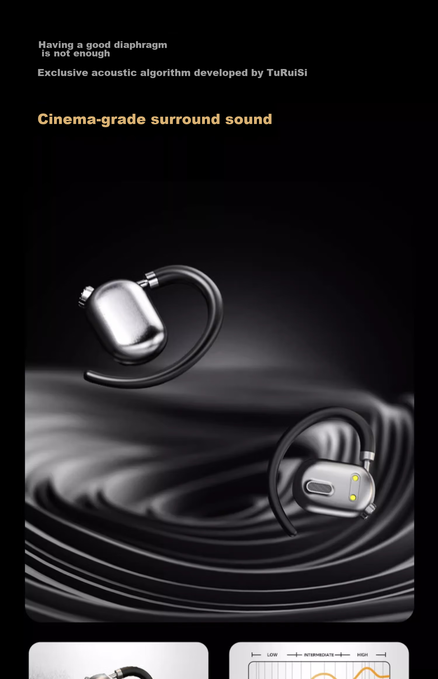 ALittleFlower [Berlin Voice - Latest Model 2026] Bluetooth Earphones, Over-Ear Style, Ultra-Long Battery Life, Wireless In-Ear Design, for Sports And Running, Comfortable to Wear, Noise-Cancelling, High Sound Quality, Painless for Long-Term Use 10