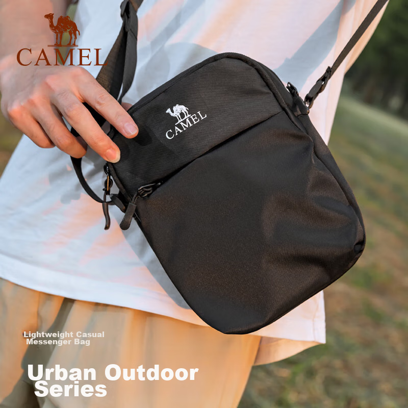 CAMEL Outdoor Sports Shoulder Bag for Men And Women, Crossbody Bag, Fitness Small Bag, Casual Messenger Bag, Single Shoulder Backpack 573C165029
