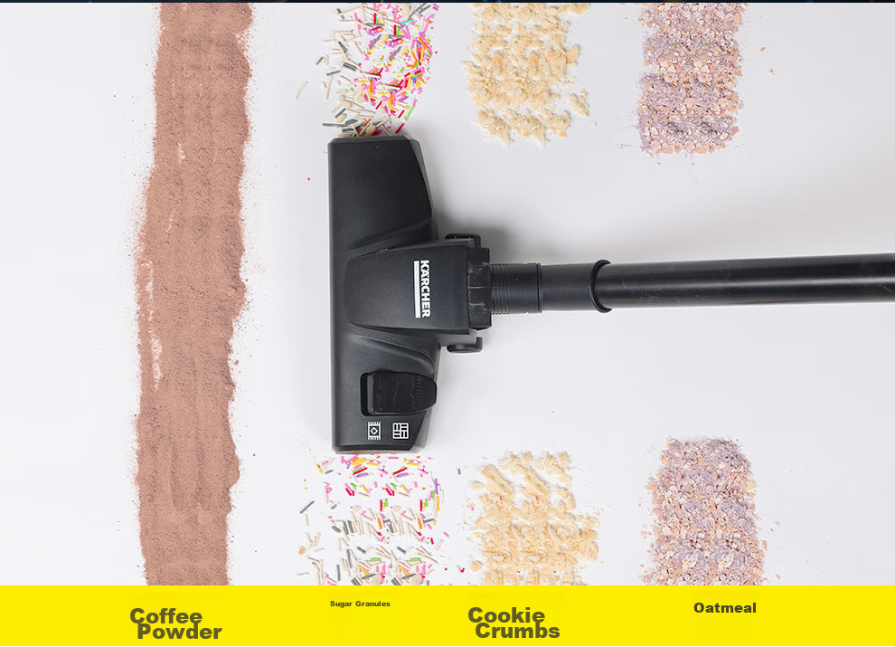 KARCHER German High-Suction Horizontal Corded Vacuum Cleaner for Home Use, Carpet Cleaning, Pet Hair, Large Area Coverage, Dust Mite Removal VC3 Plus 7