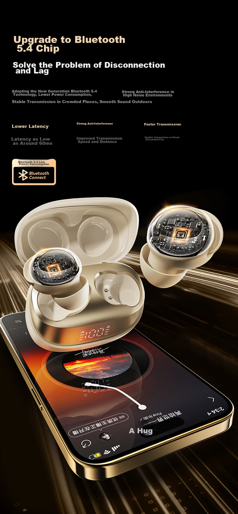 BIAZE Sleep Earphones [Sleep Bean] True Wireless In-Ear Noise-Cancelling Soundproof Hidden Earplugs for Side Sleeping, Pain-Free ASMR, Sports, Gaming, Music, Long Battery Life, Off-White 12