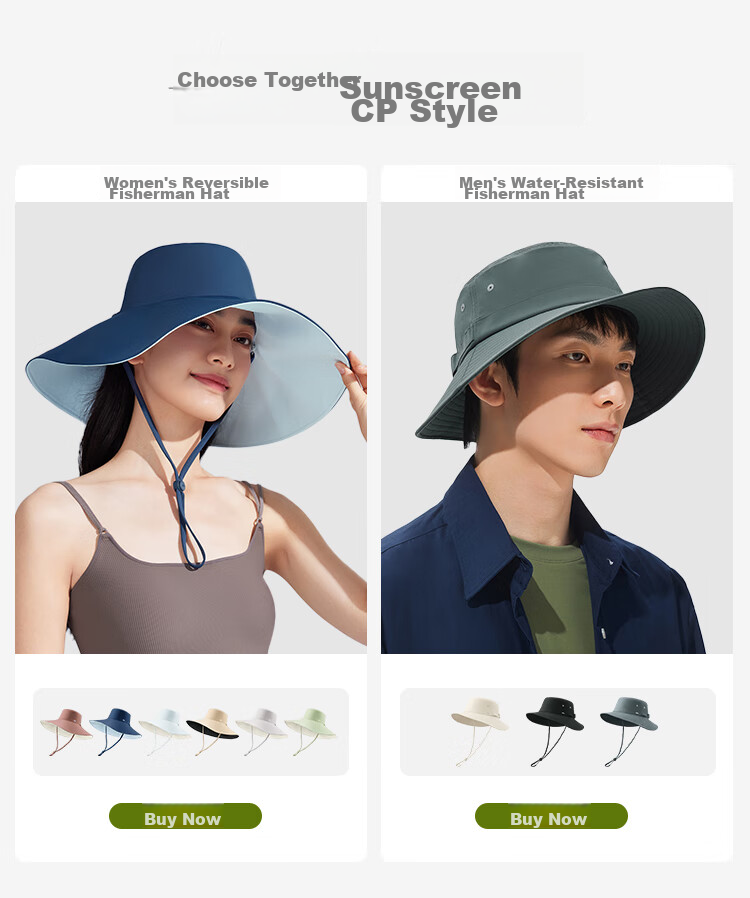 Beneunder Sun Hat for Men, Fisherman Hat, Breathable Sun Protection Cap, Outdoor Hiking Hat, Fishing Water-Resistant Hat TS013 1