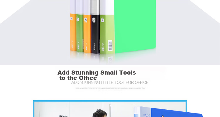 DiLe Premium Series Stationery Double Clip File Folder with Insert Pages, A4 Double Strong Clips, Business Document Organizer, Exam Paper Holder, Office Supplies, 1104 Blue 14