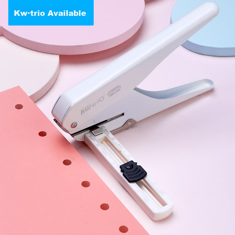 KedeYou Handheld Single-Hole Puncher PVC ID Card Punch Stainless Steel Oval Hole