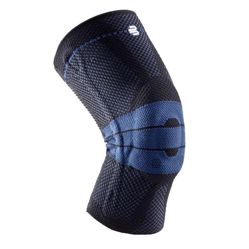 BAUERFEIND German Original Size 1 Sports Knee Brace Basketball Running Professional Protective Gear GenuTrain Silver Titanium Black Single Pack