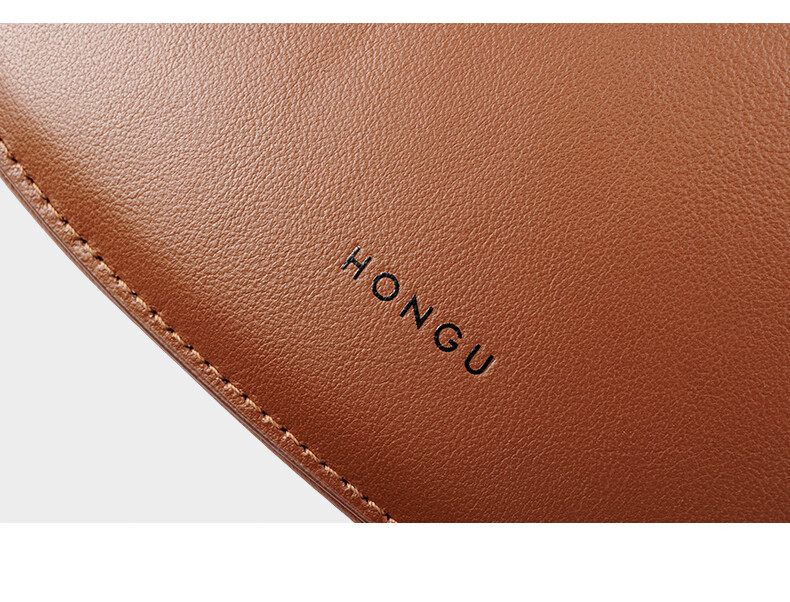 HONGU Leather Handbag Shoulder Crossbody Bag Vintage Saddle Bag Casual Tote Small Purse Women's Bag, Birthday Gift for Girlfriend 10